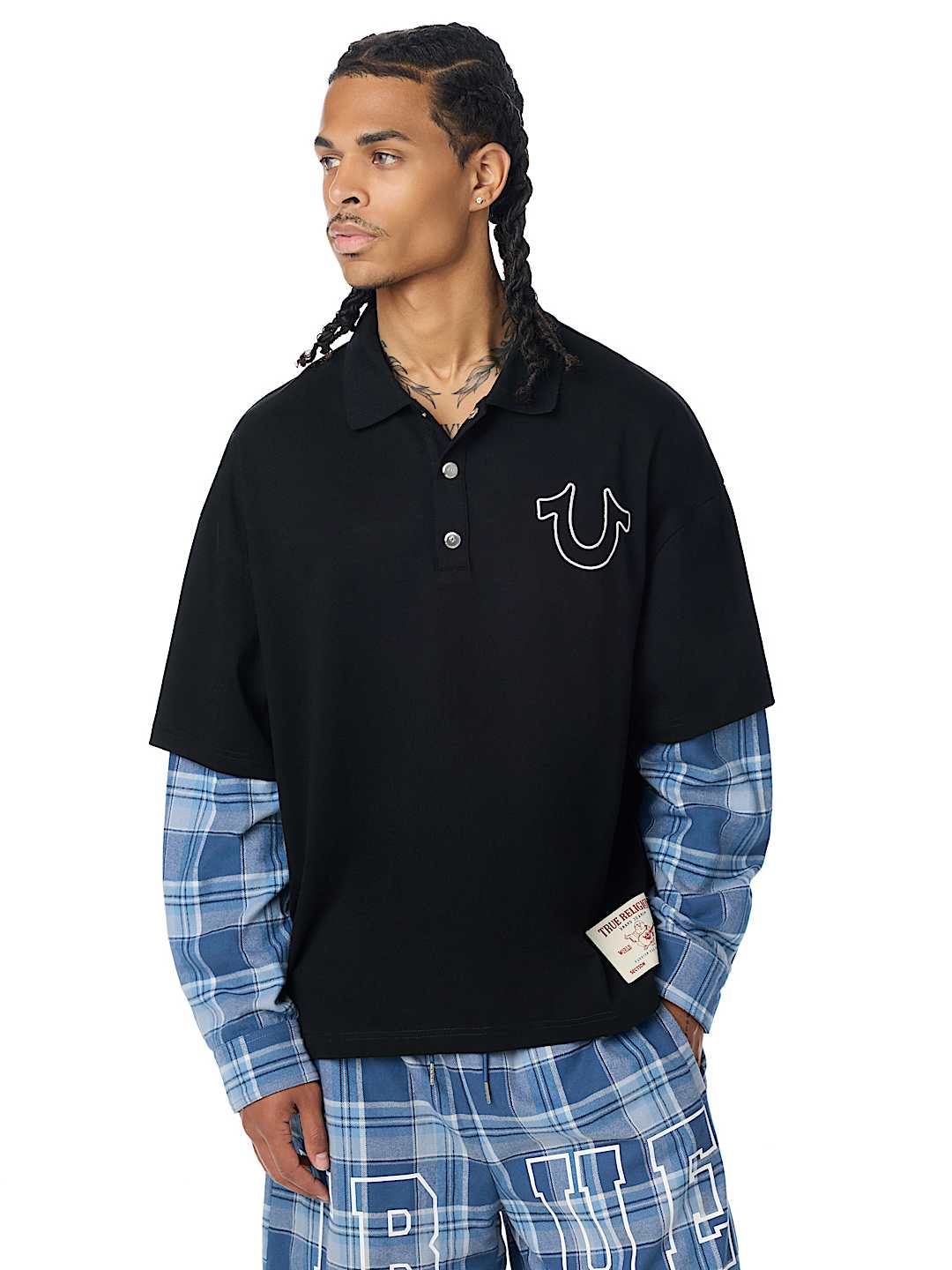 LAYERED POLO SHIRT