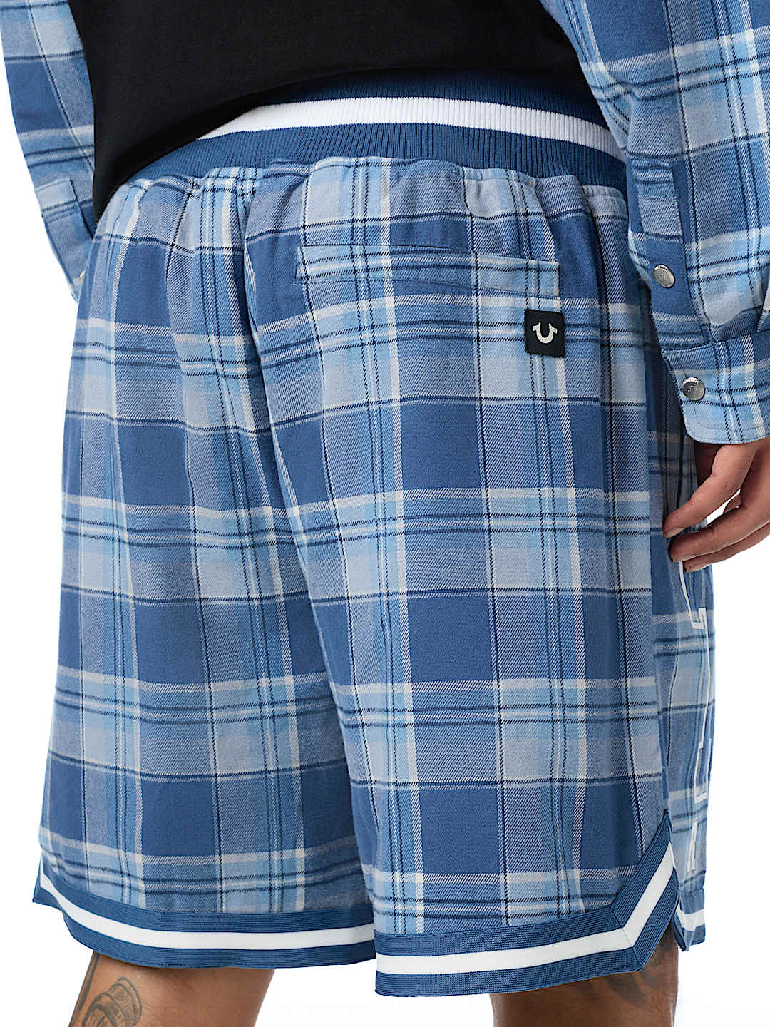 FLANNEL BASKETBALL SHORT