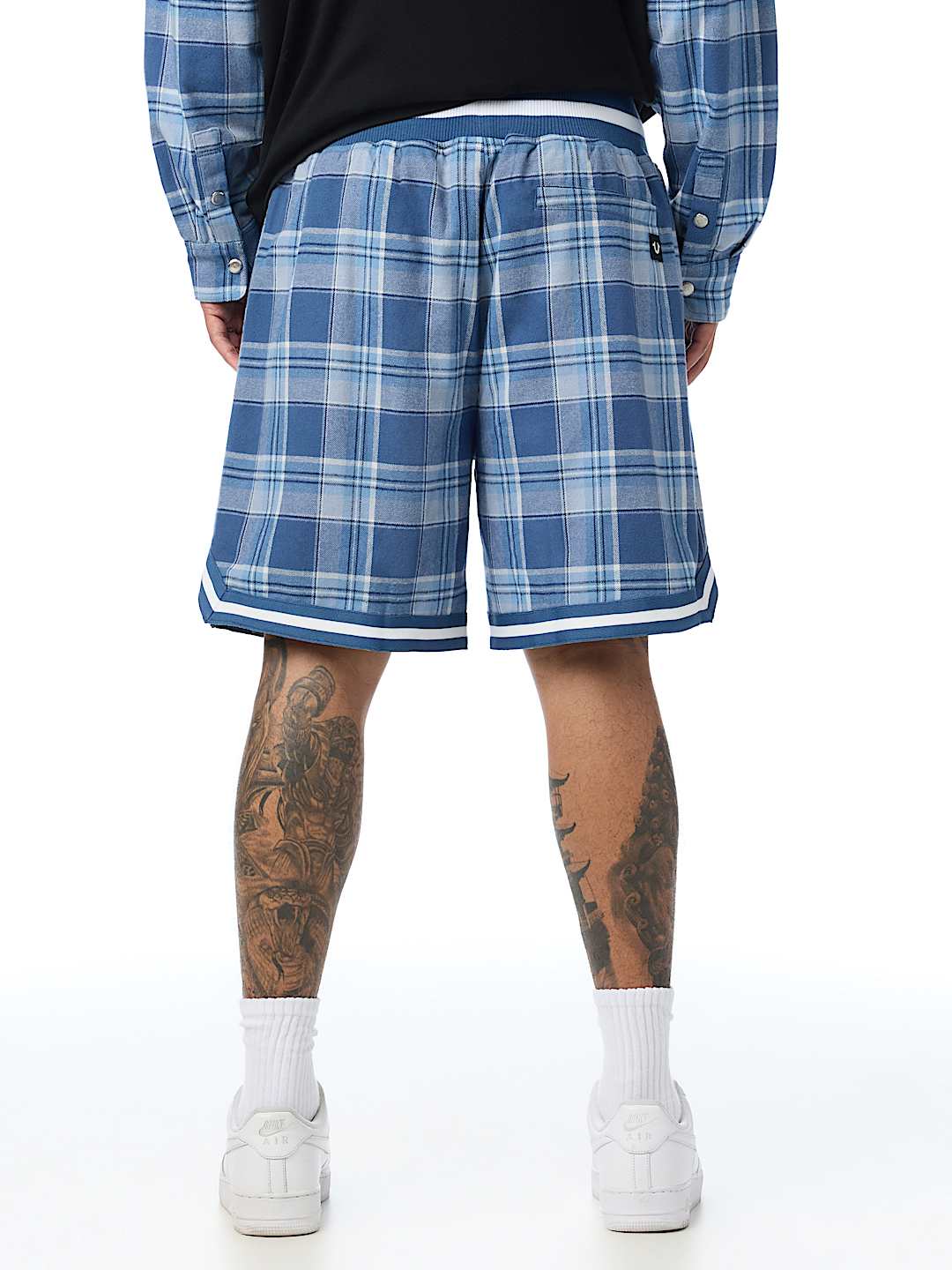 FLANNEL BASKETBALL SHORT