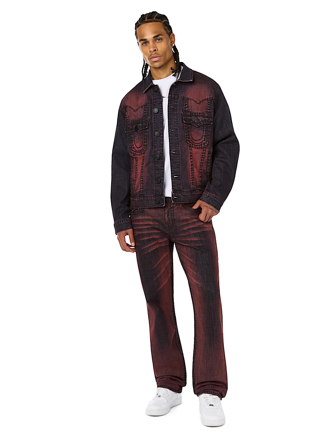 RICKY SUPER T FLAP STRAIGHT JEAN 34"