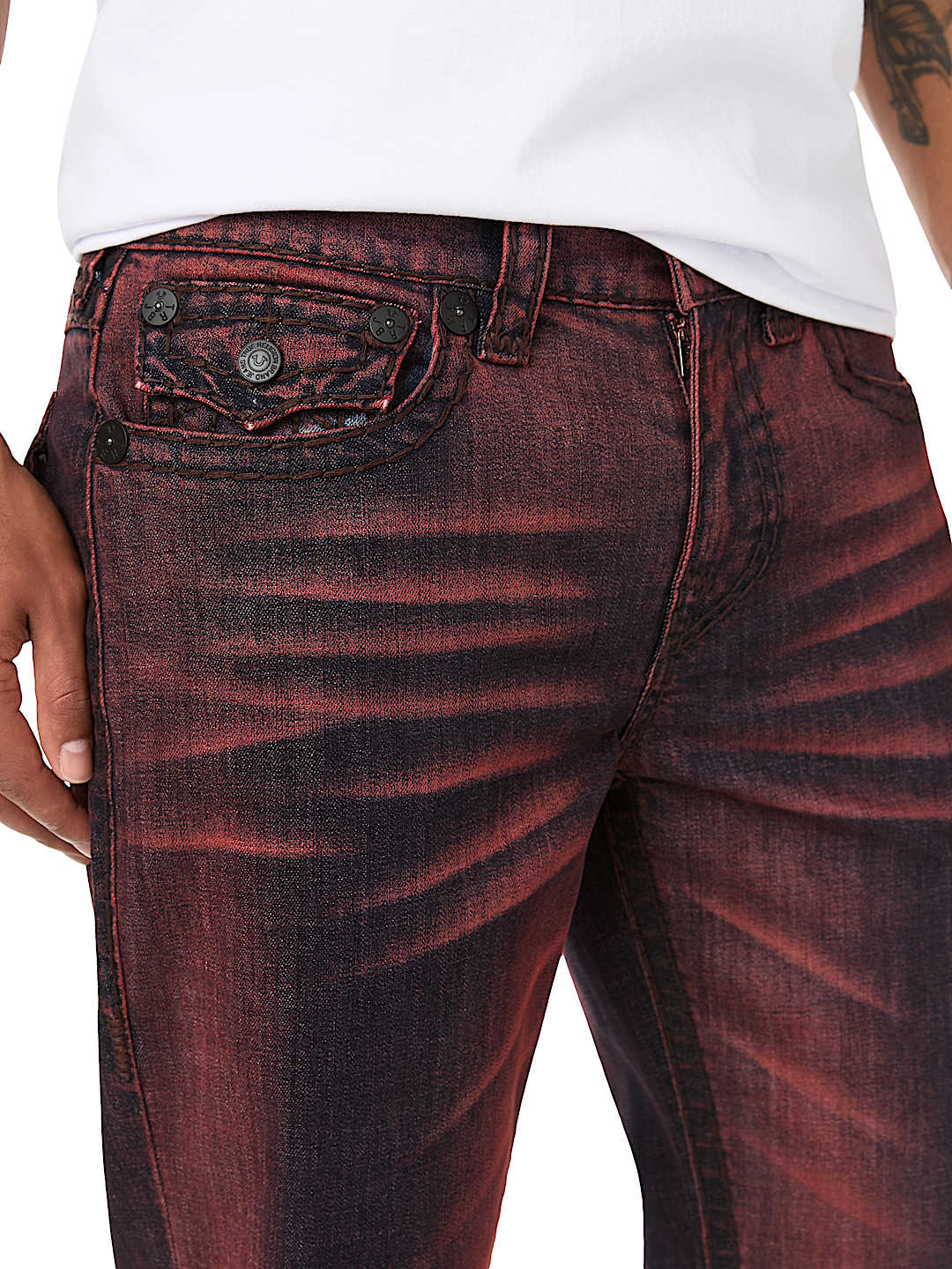 RICKY SUPER T FLAP STRAIGHT JEAN 34"