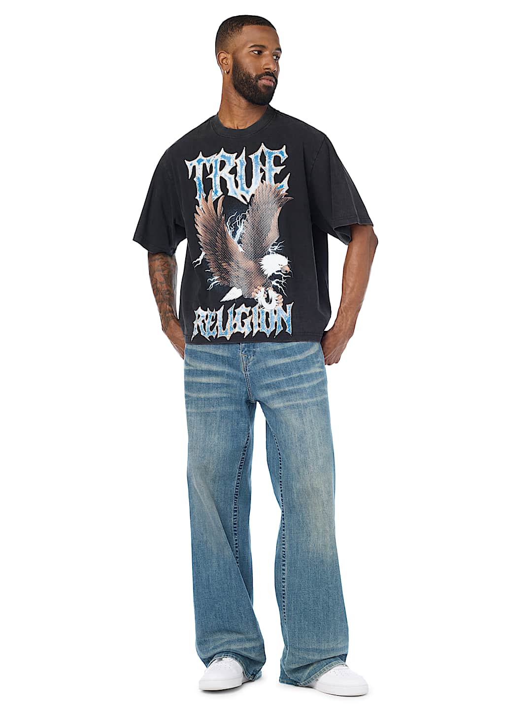 CRYSTAL EAGLE HEAVYWEIGHT BOXY TEE