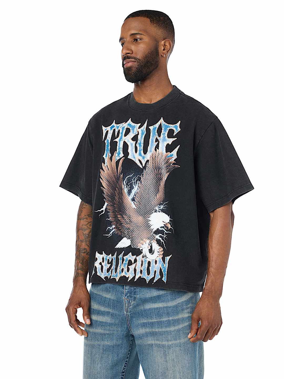 CRYSTAL EAGLE HEAVYWEIGHT BOXY TEE