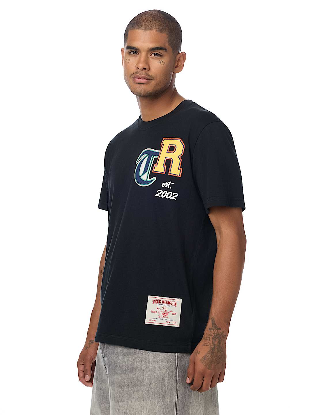 COLLEGIATE APPLIQU&Eacute; LOGO TEE