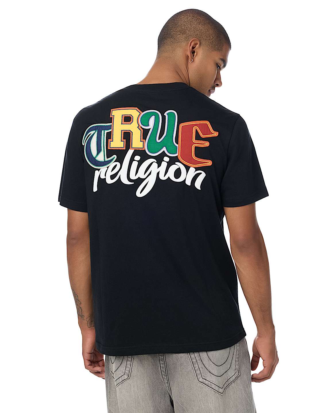 COLLEGIATE APPLIQU&Eacute; LOGO TEE