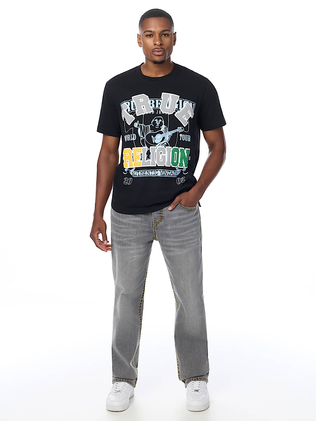 DOUBLE WORLD TOUR LOGO TEE