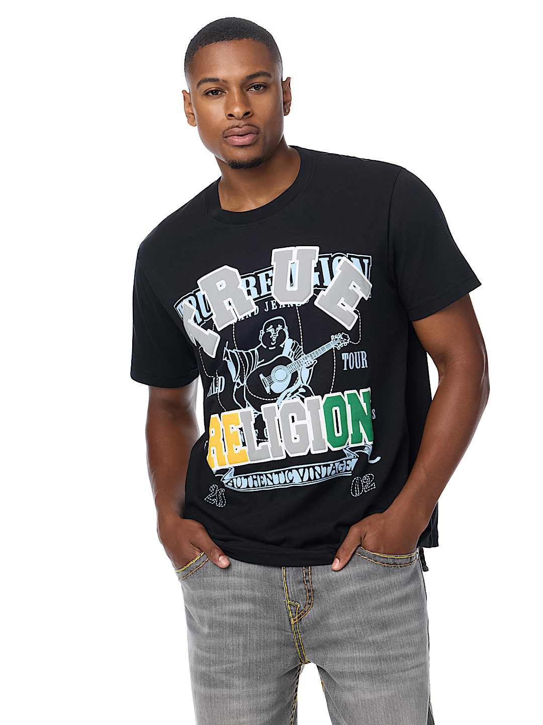 DOUBLE WORLD TOUR LOGO TEE