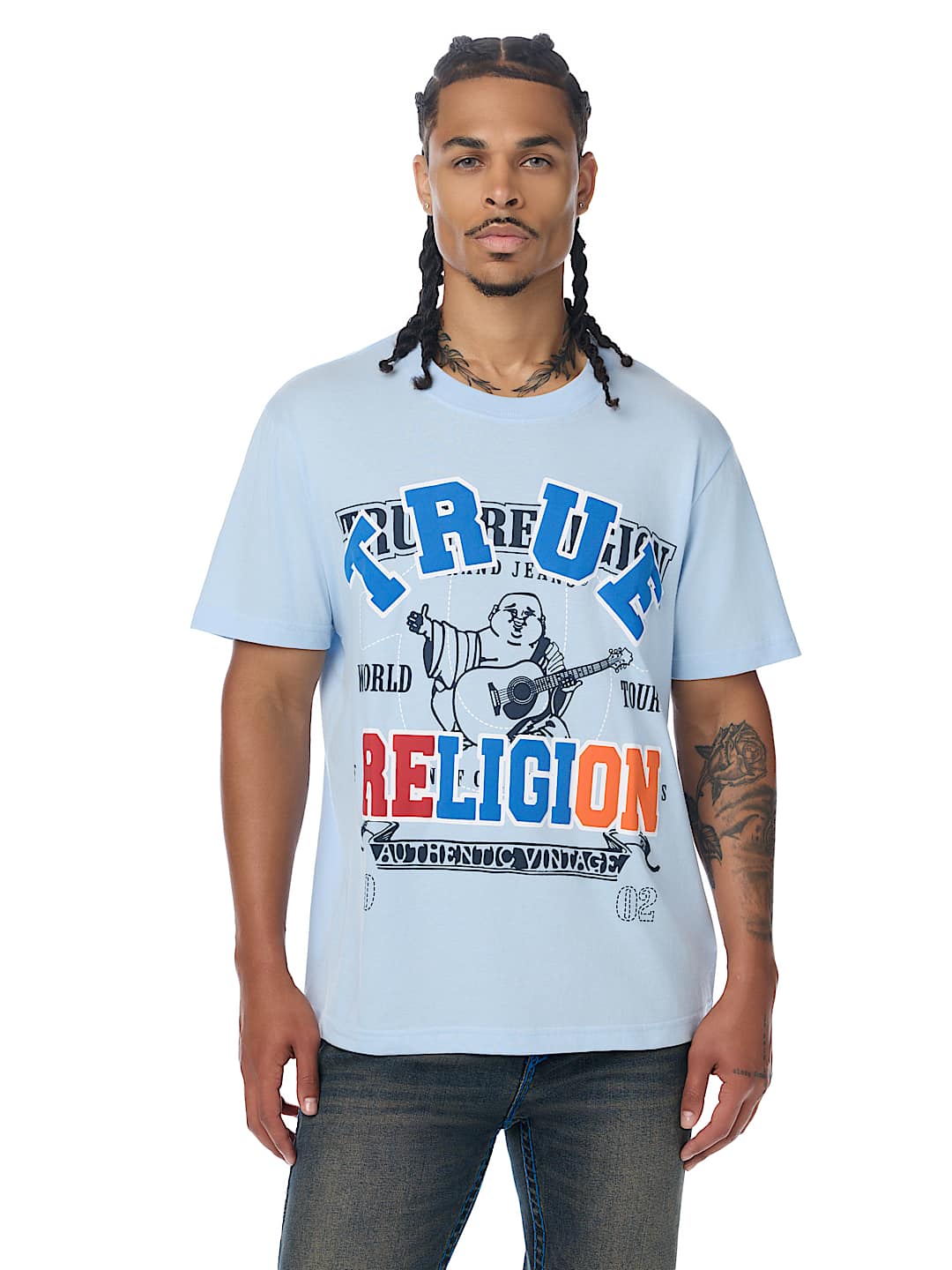 DOUBLE WORLD TOUR LOGO TEE