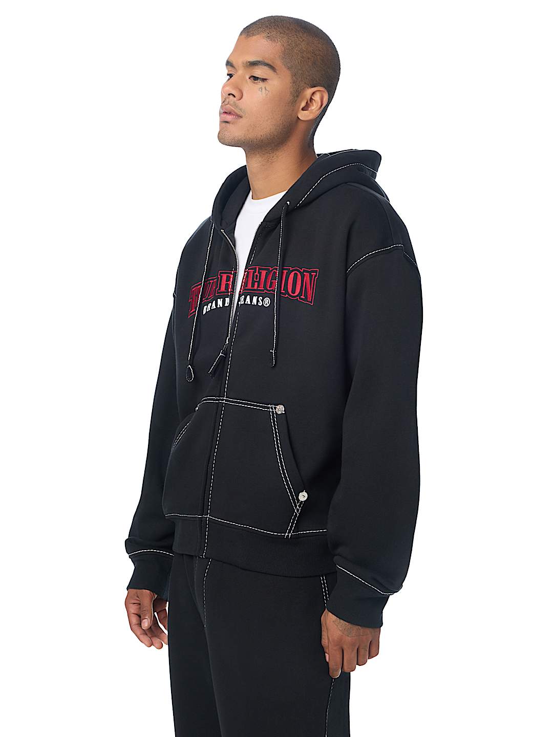 BIG T WORLD TOUR BOXY ZIP HOODIE