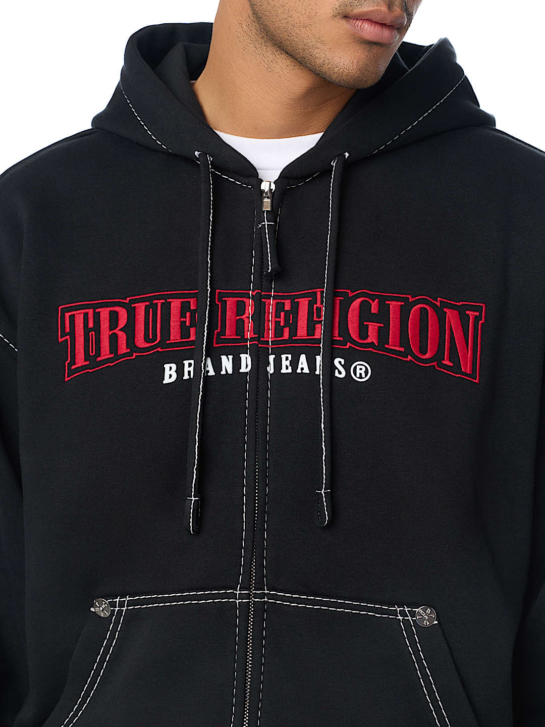 BIG T WORLD TOUR BOXY ZIP HOODIE