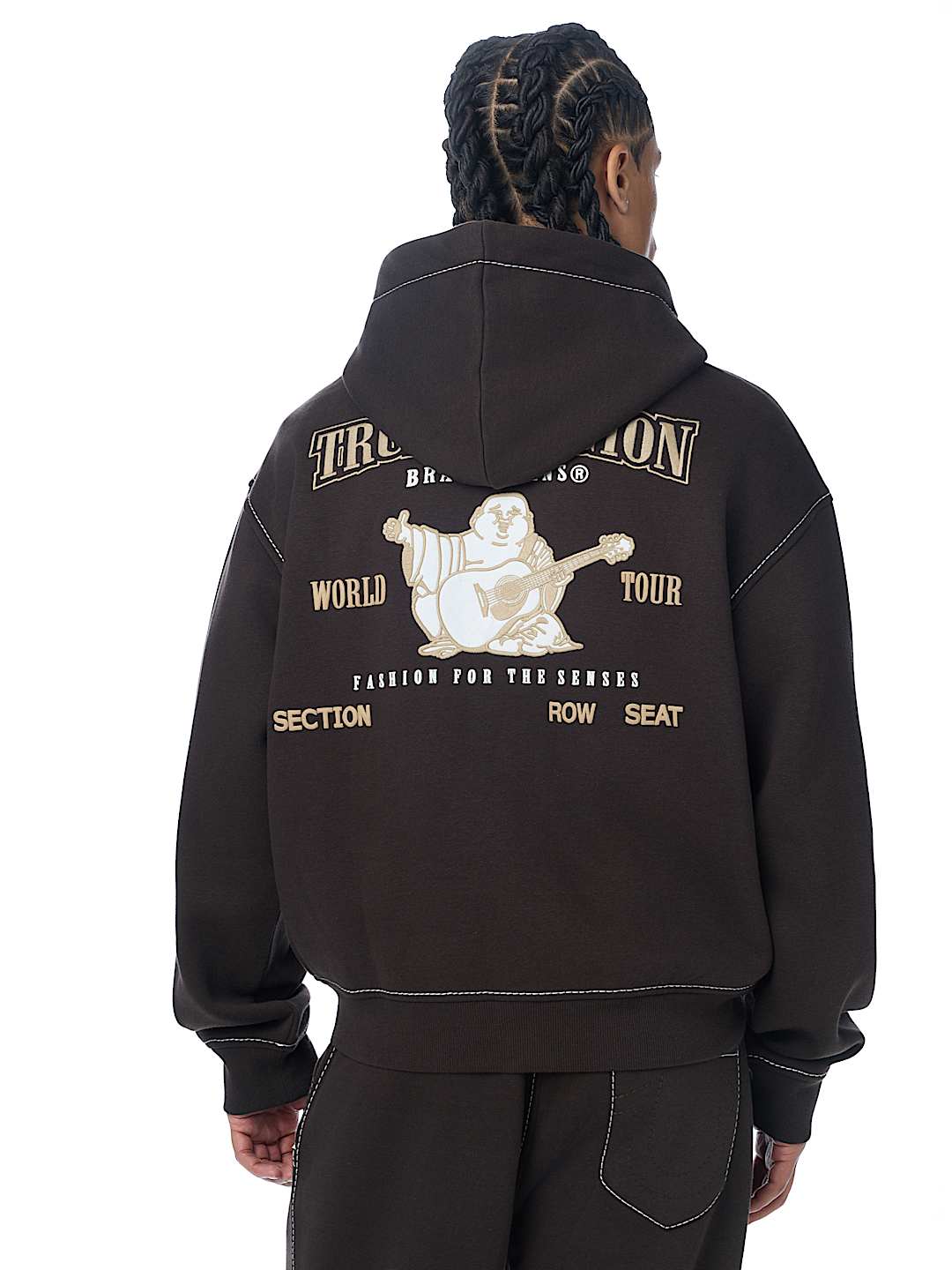 BIG T WORLD TOUR BOXY ZIP HOODIE