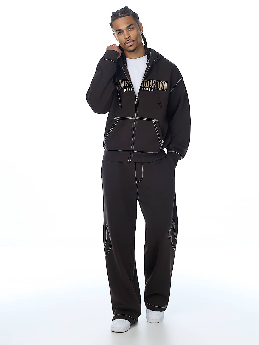 BIG T WORLD TOUR BOXY ZIP HOODIE