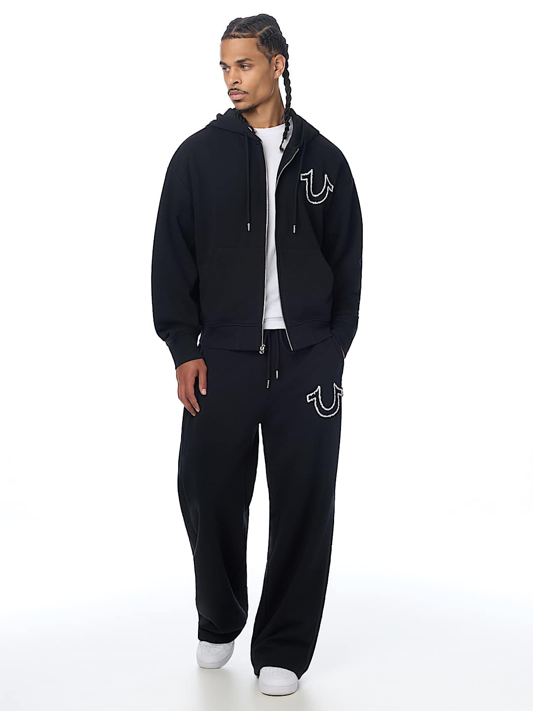 RIBBED BAGGY SWEATPANT