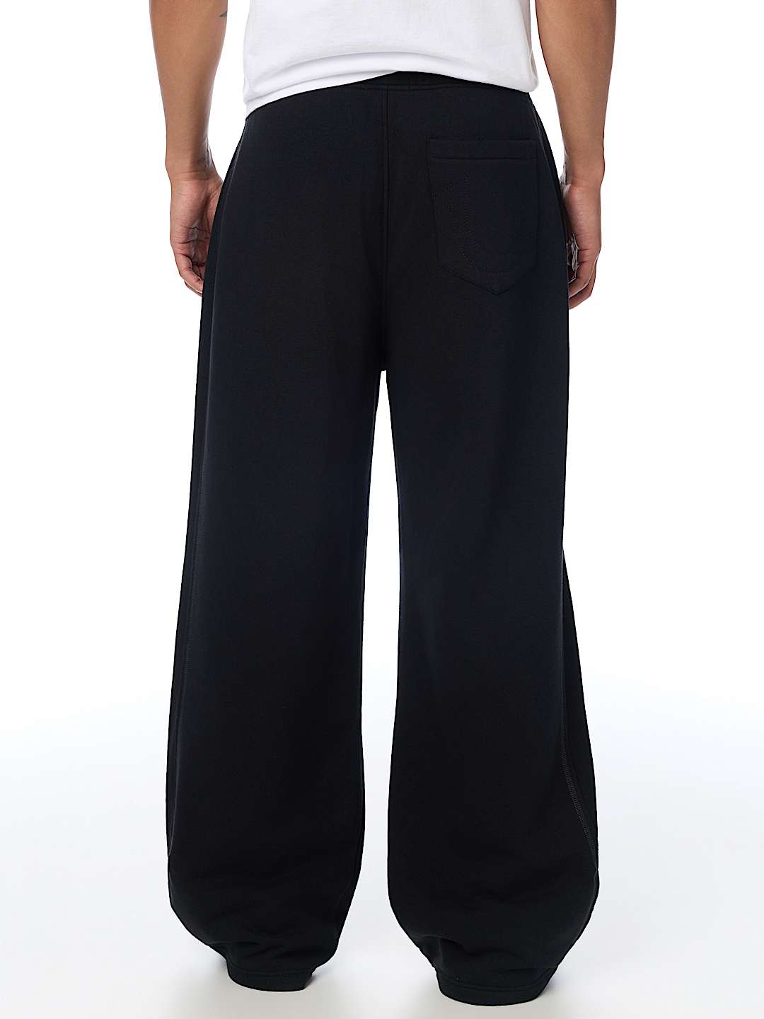 RIBBED BAGGY SWEATPANT