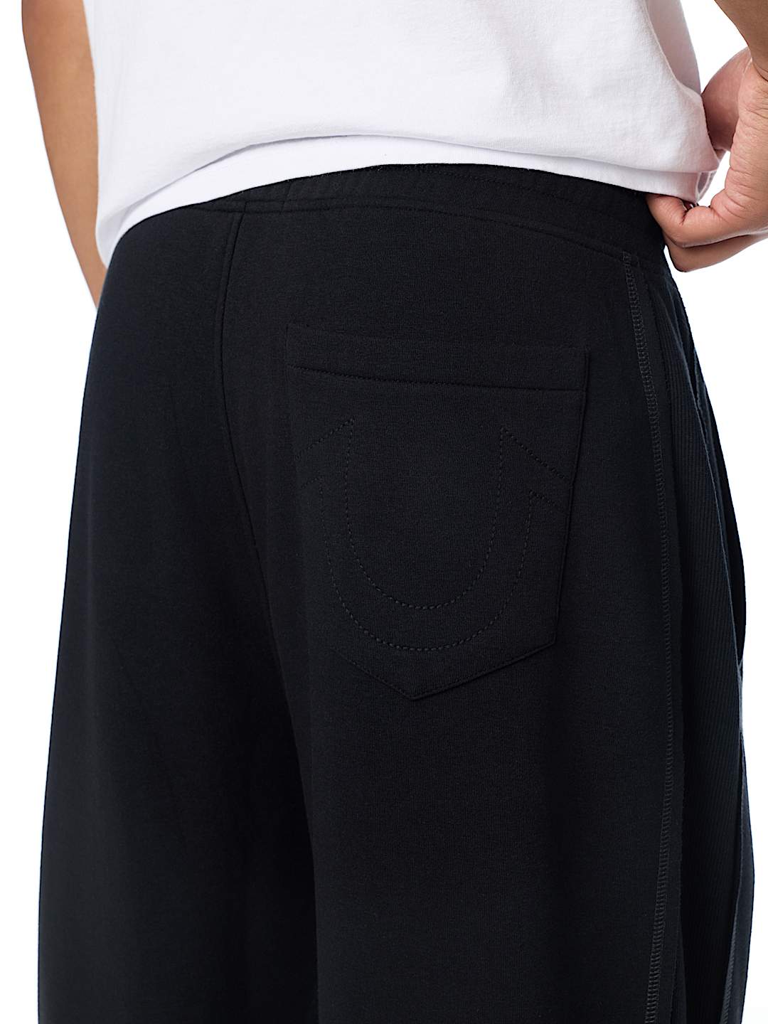 RIBBED BAGGY SWEATPANT