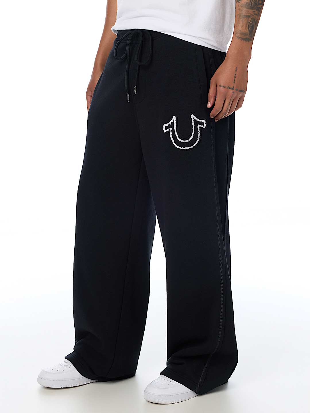 RIBBED BAGGY SWEATPANT