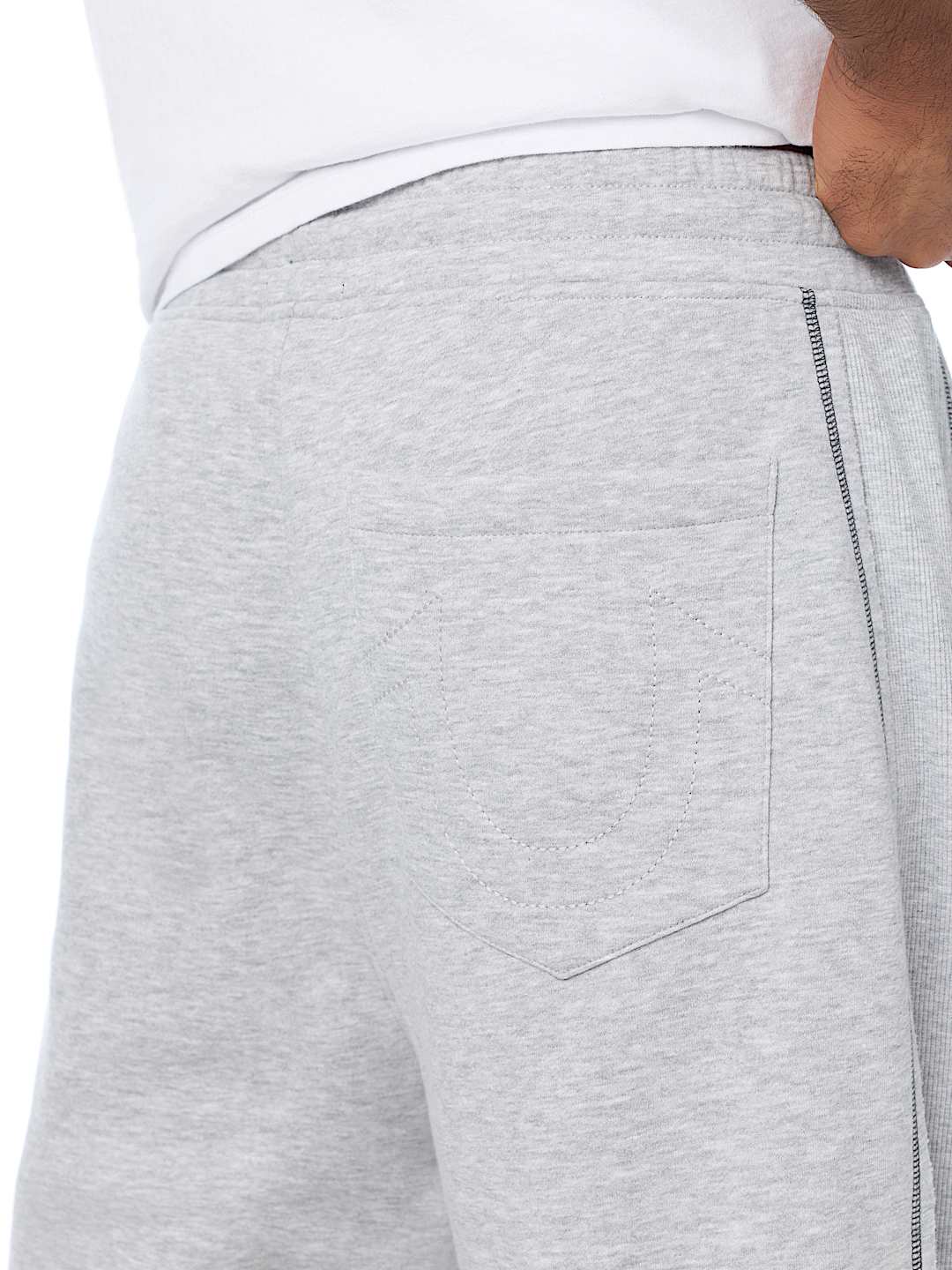 RIBBED BAGGY SWEATPANT