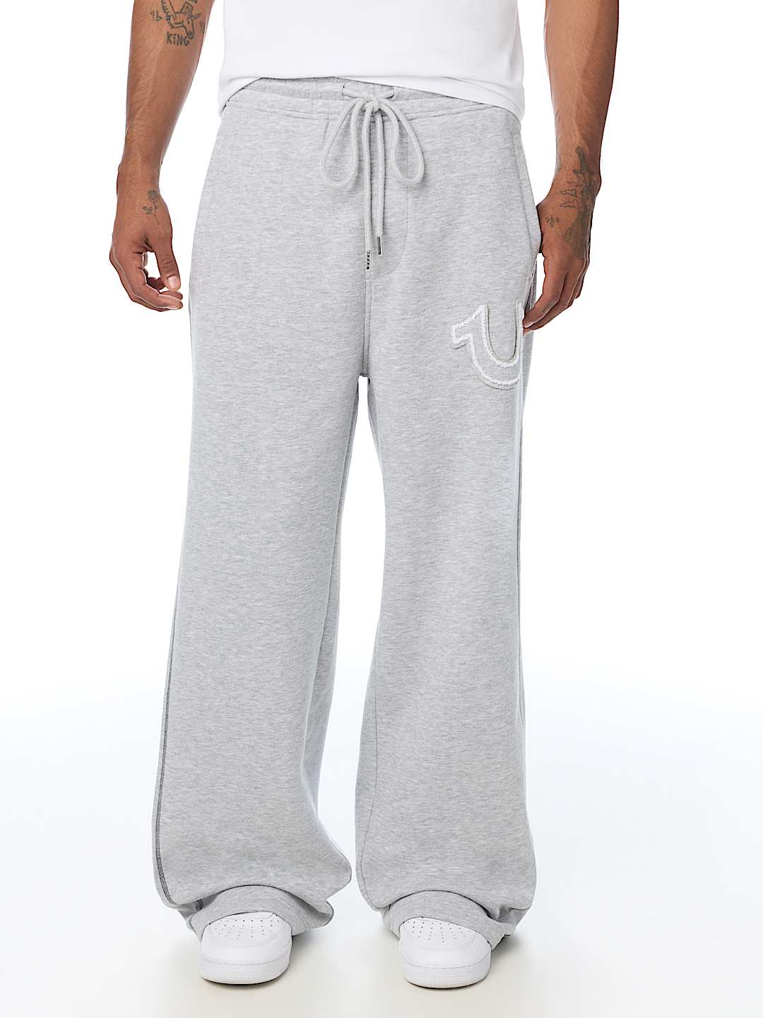 RIBBED BAGGY SWEATPANT