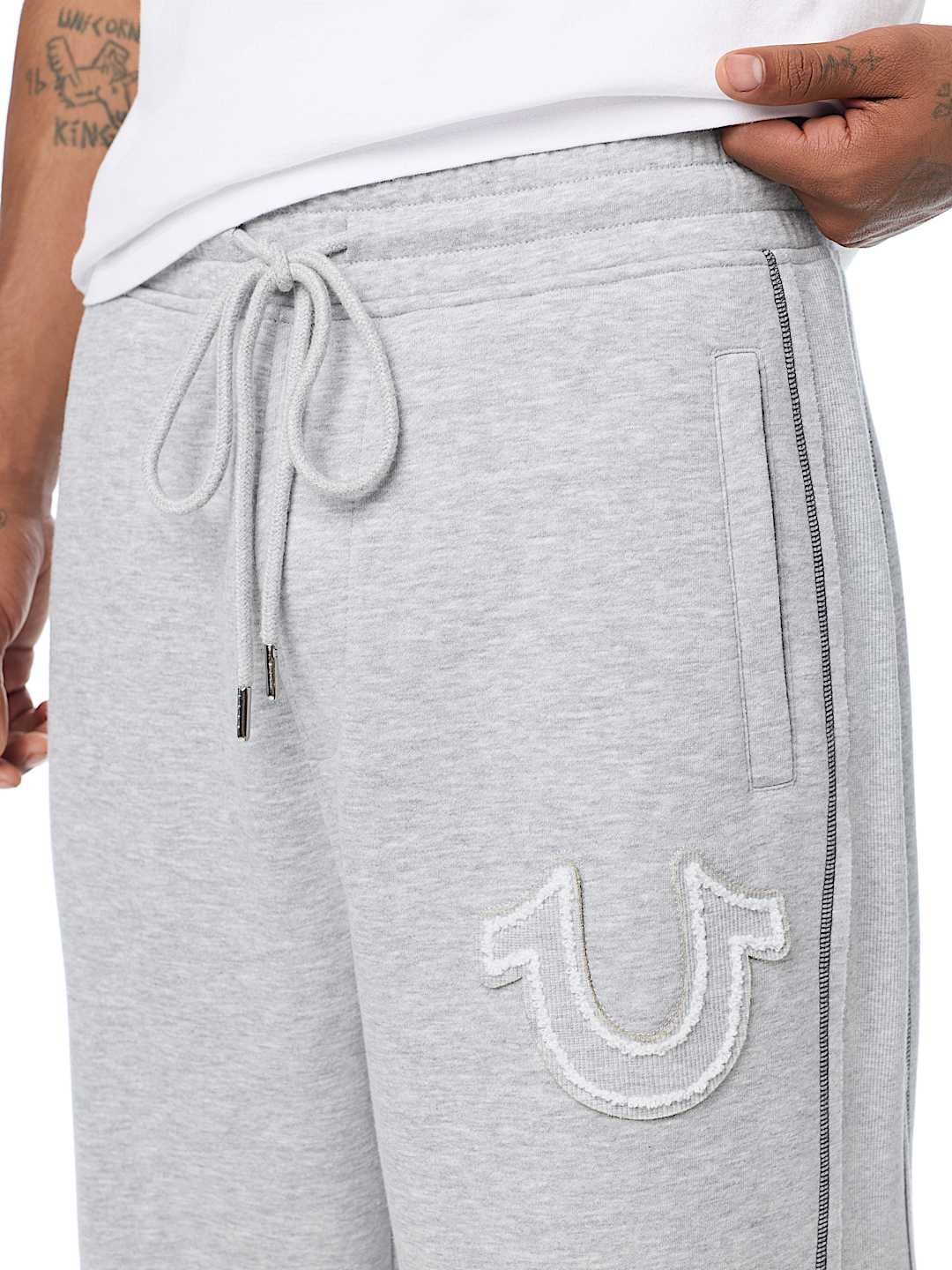 RIBBED BAGGY SWEATPANT