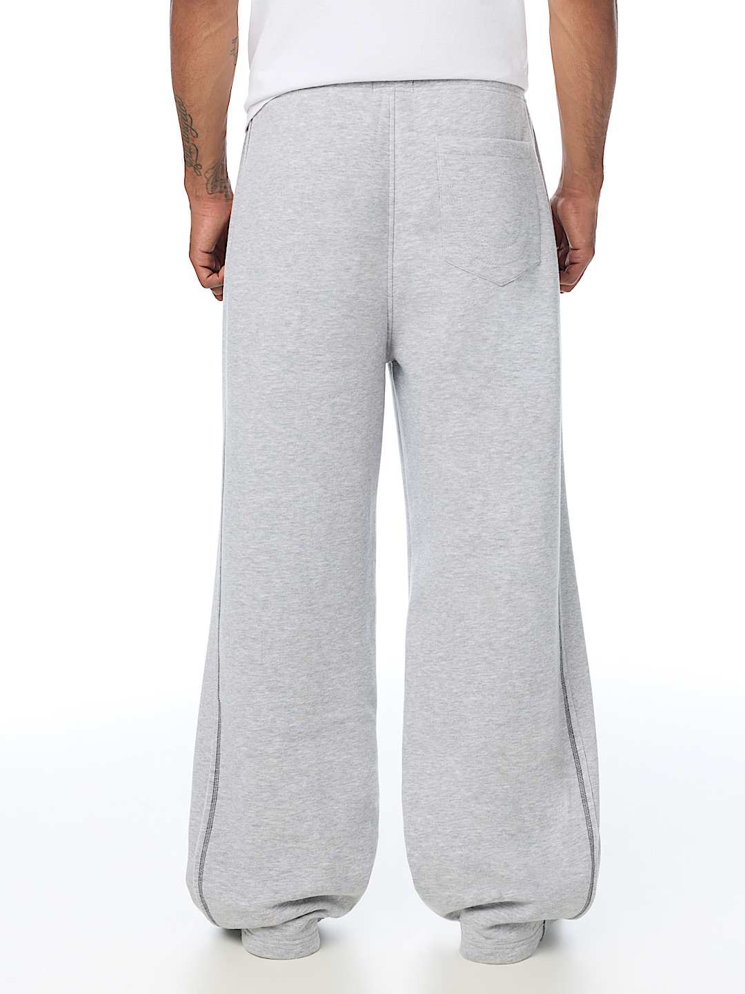RIBBED BAGGY SWEATPANT