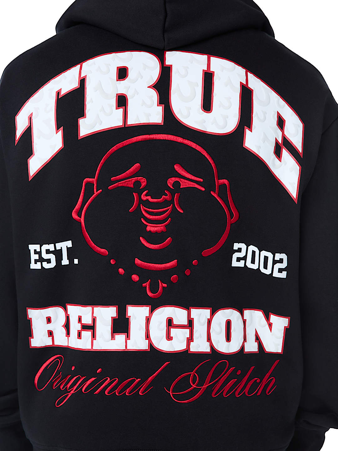 BUDDHA PUFF PRINT LOGO ZIP HOODIE