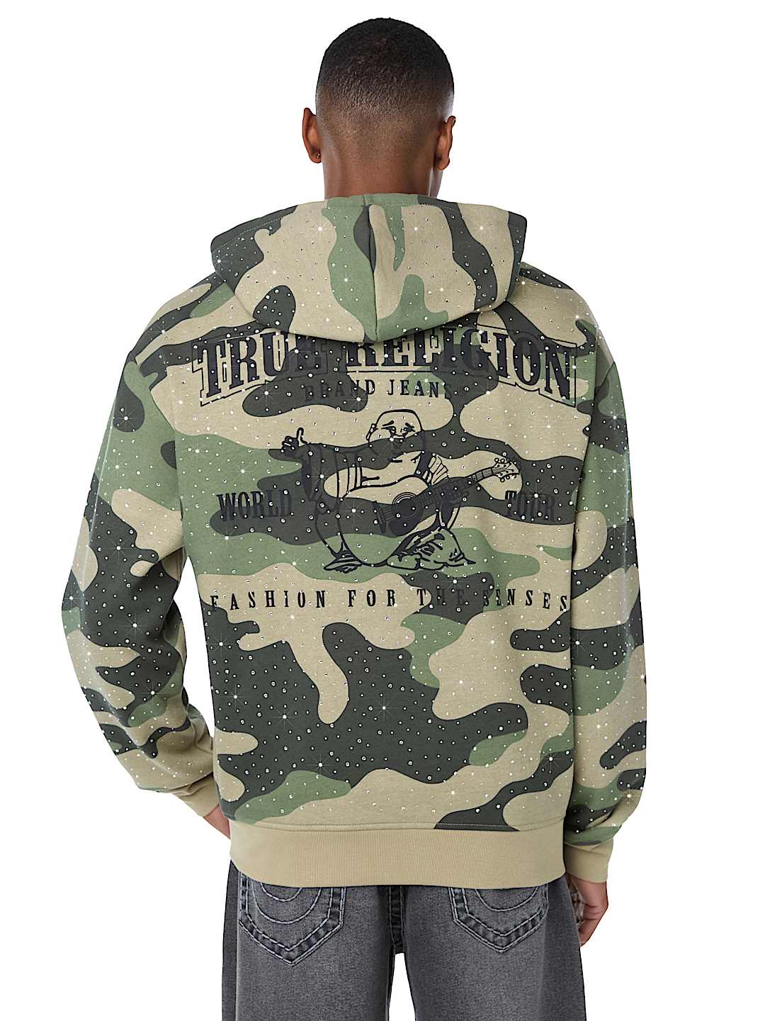 CRYSTAL WORLD TOUR ZIP HOODIE