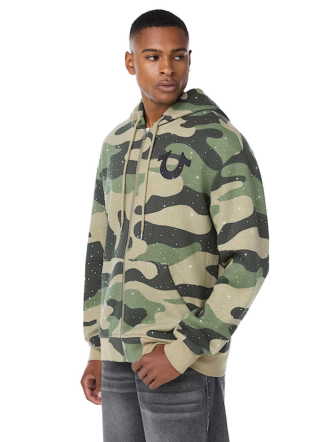 CRYSTAL WORLD TOUR ZIP HOODIE