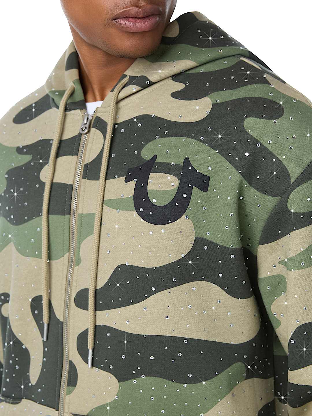 CRYSTAL WORLD TOUR ZIP HOODIE