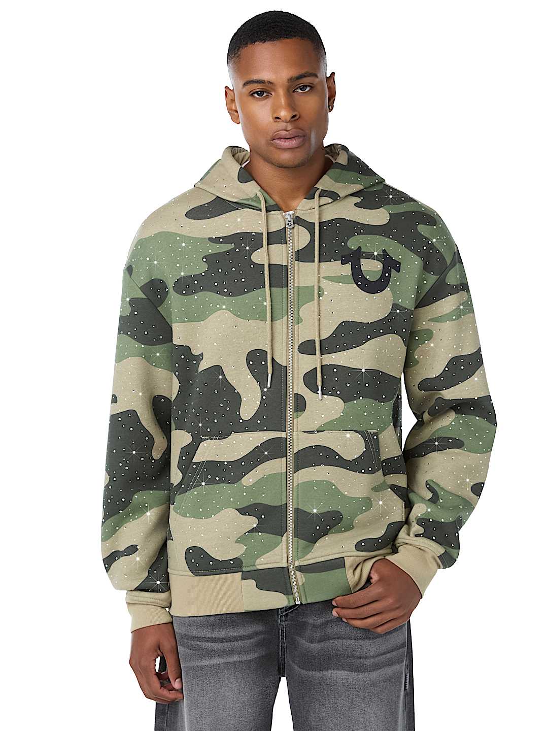 CRYSTAL WORLD TOUR ZIP HOODIE