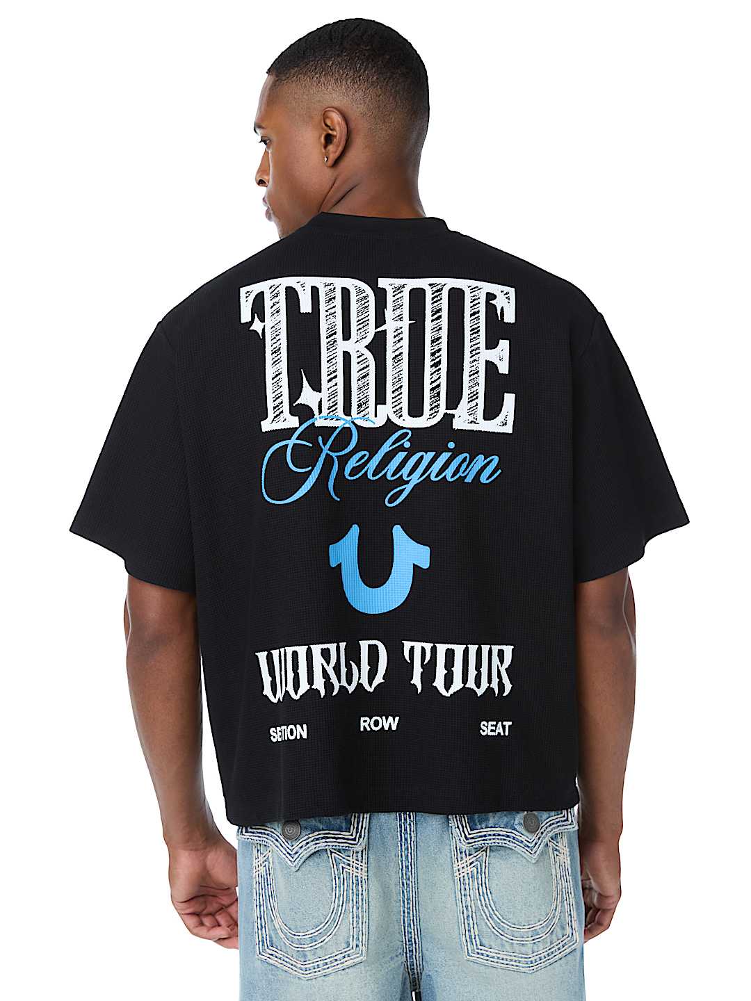 WORLD TOUR BOXY WAFFLE TEE