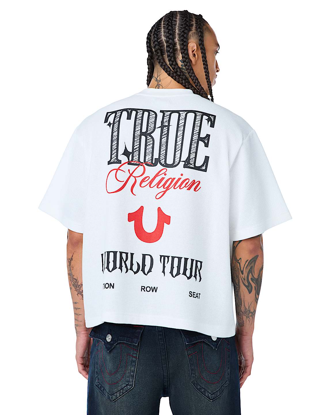 WORLD TOUR BOXY WAFFLE TEE