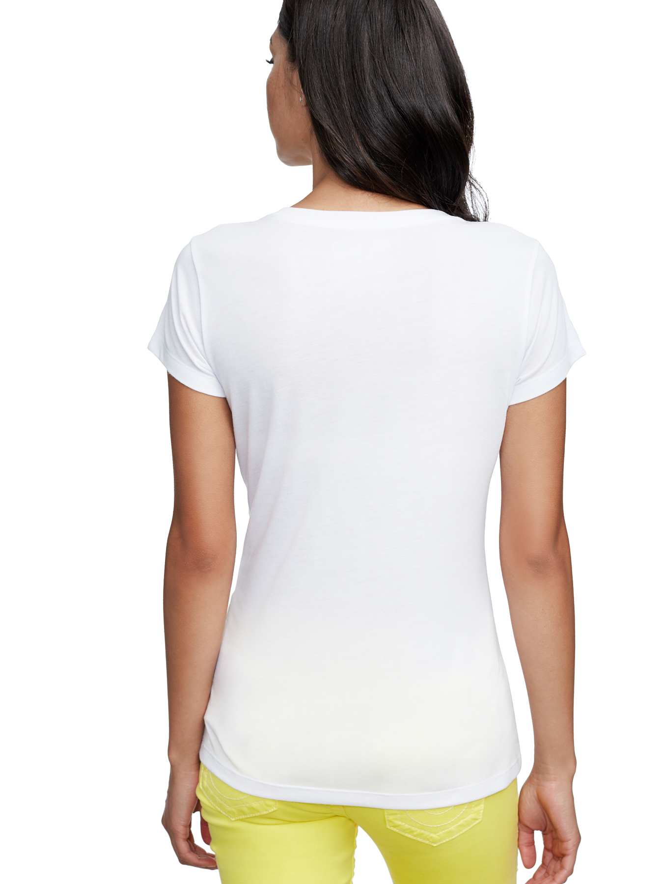 TROPICAL PARADISE FADE DEEP V TEE