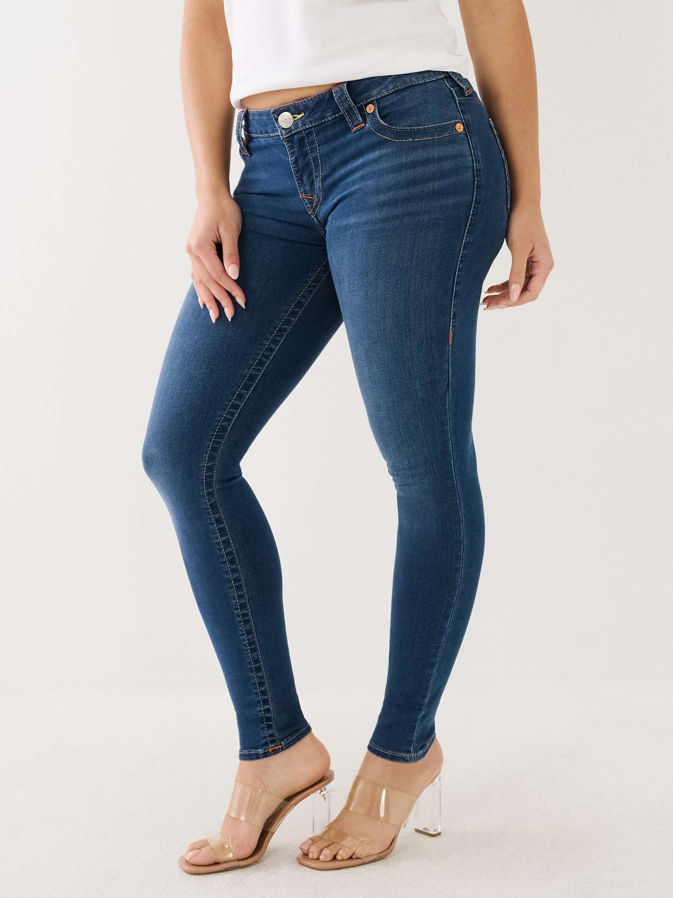 True religion halle mid rise hot sale skinny jeans