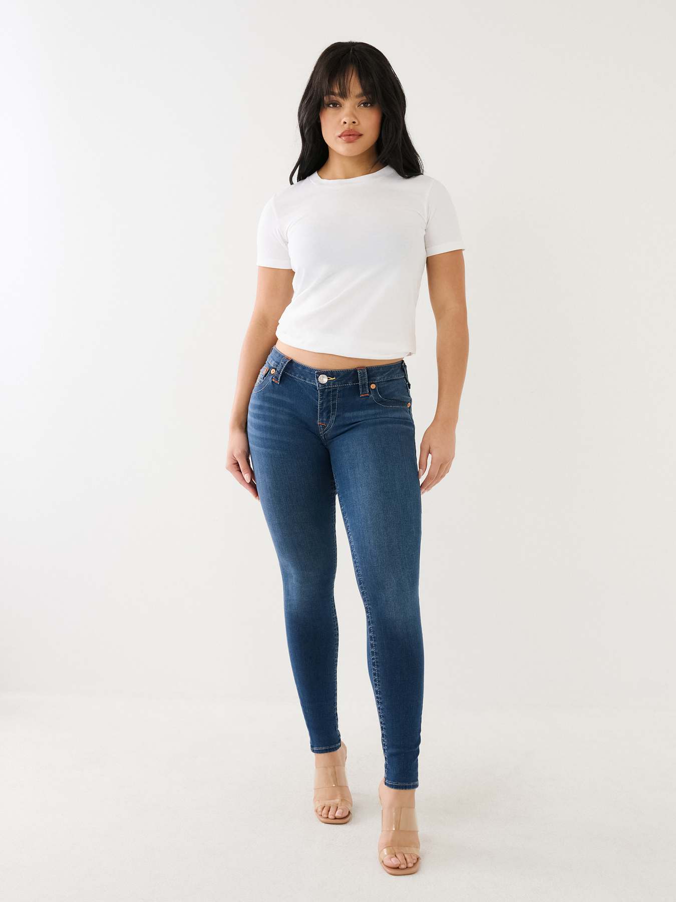 HALLE MID RISE SUPER SKINNY JEAN
