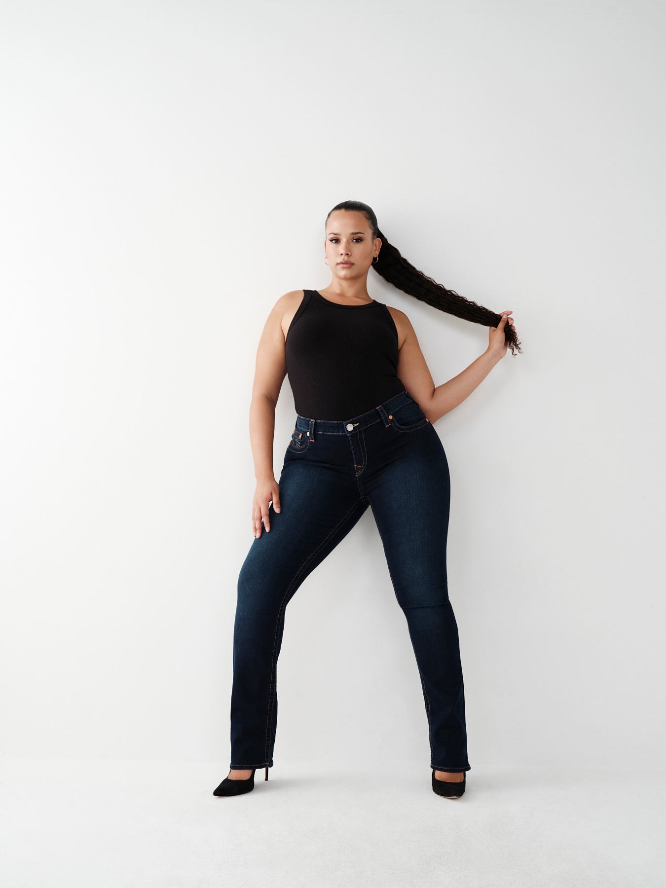 Lucky Brand Billie Straight Denim Jeans 100% Cotton Size 18 READ