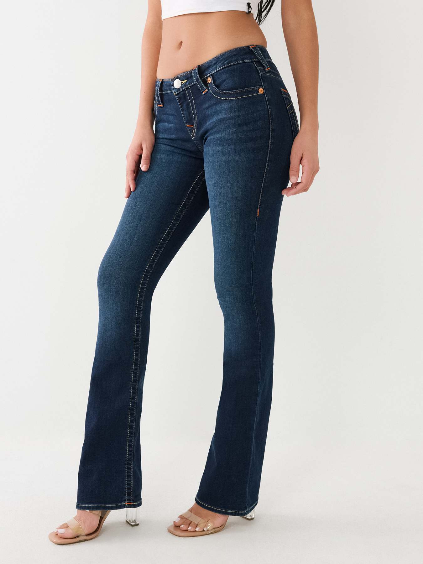 True Religion Becca Stretchy Mid Rise Bootcut Jeans - Macy's