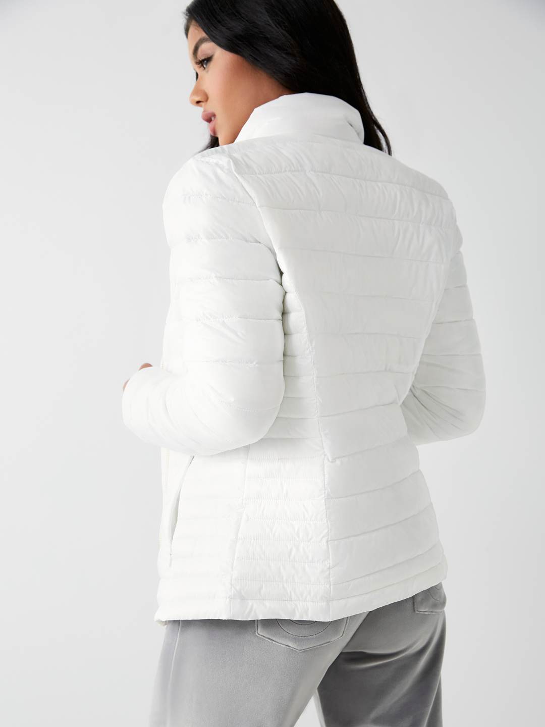 SLIM PUFFER JACKET White True Religion