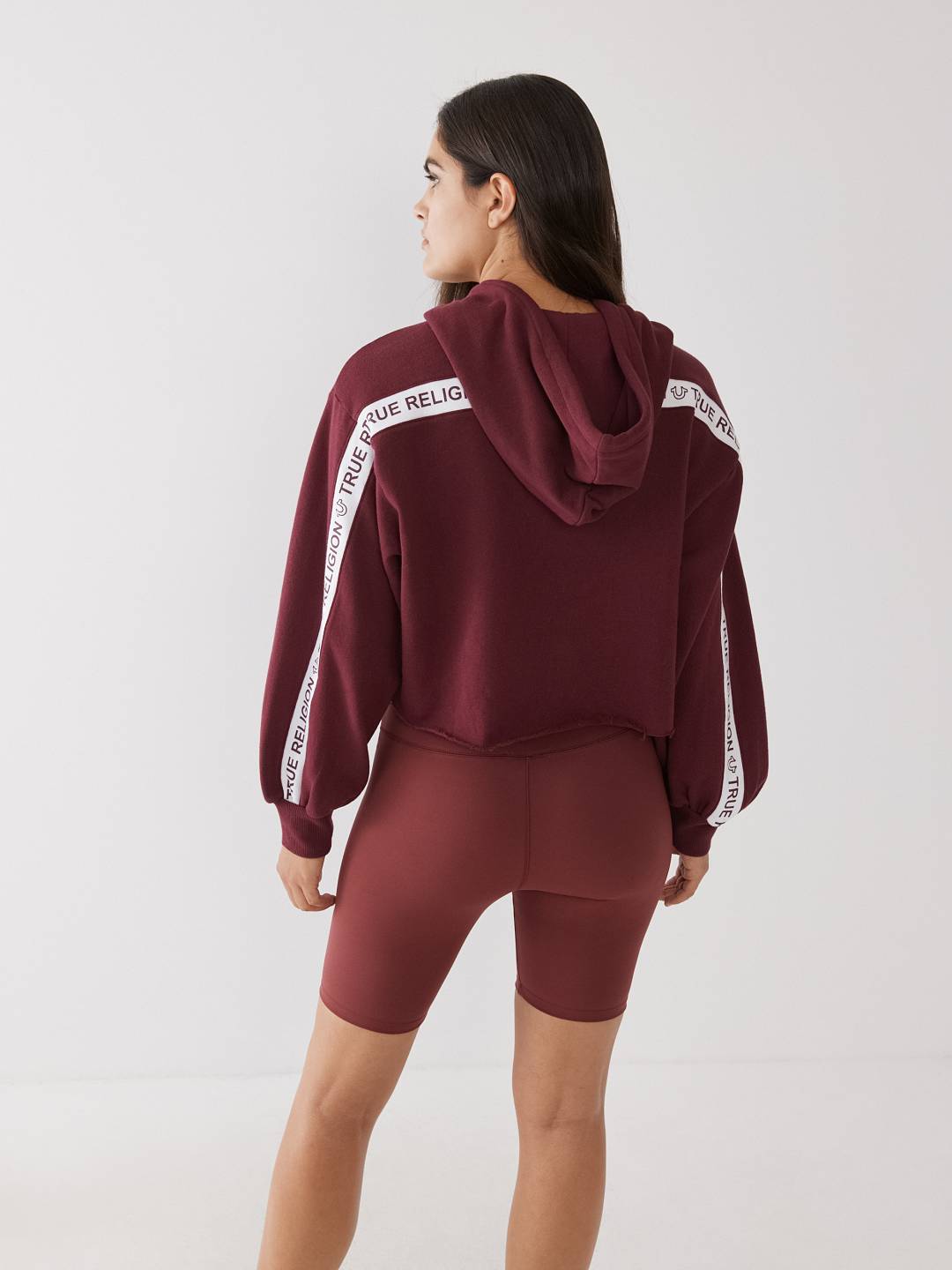 LOGO CROP HOODIE, image 3