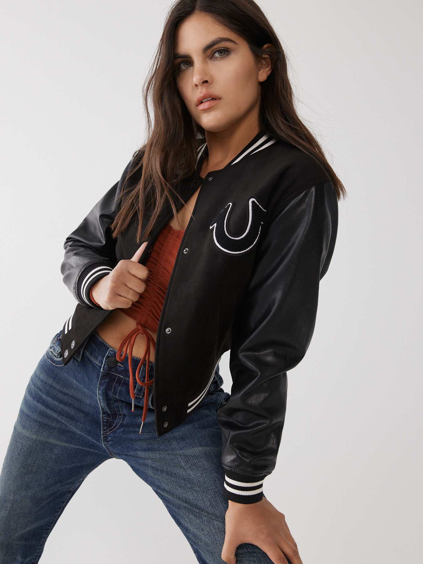 VARSITY JACKET Black True Religion