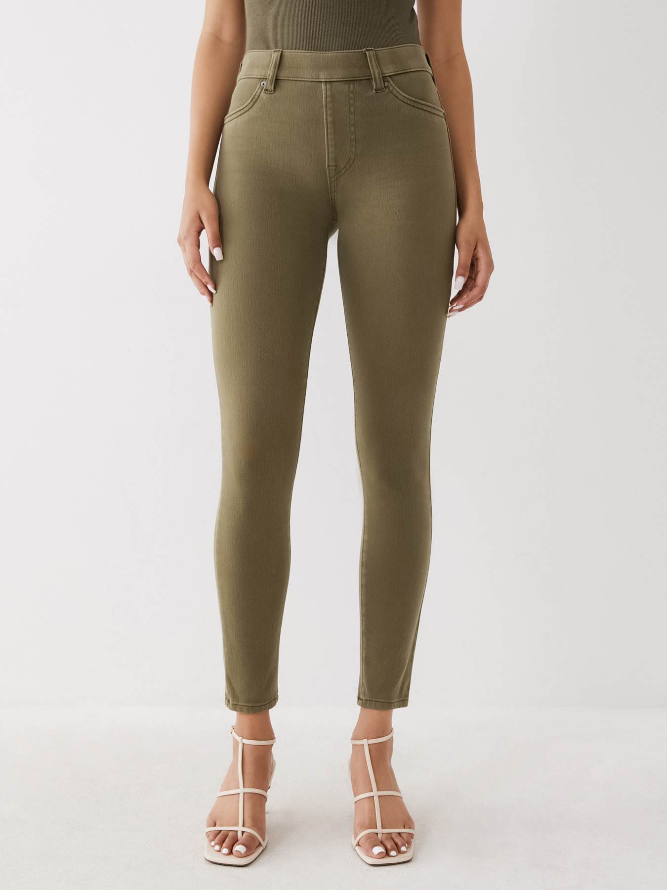 Matty M Legging Army Green Extra Large at  Women's Clothing store