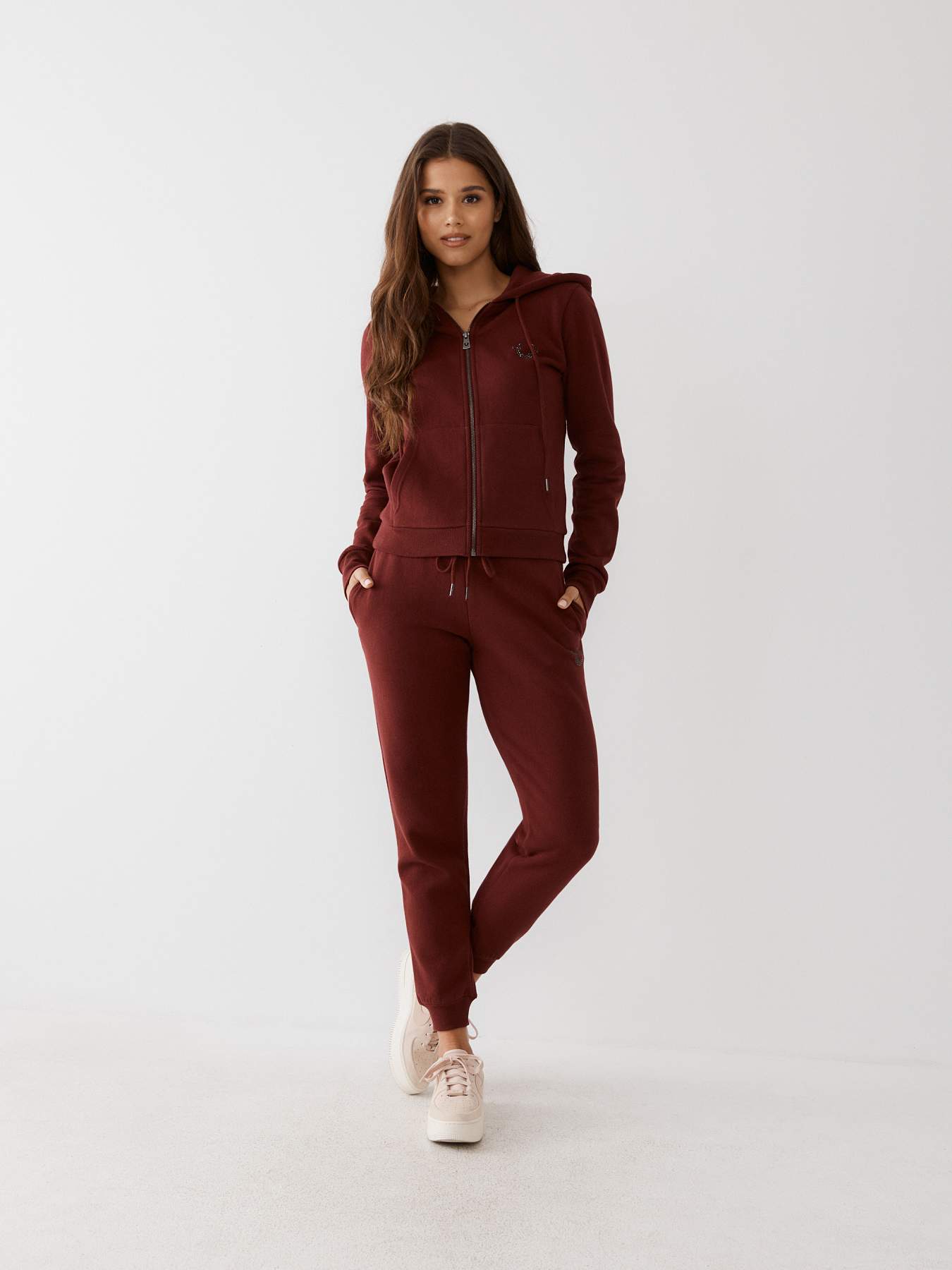 CRYSTAL BUDDHA ZIP HOODIE