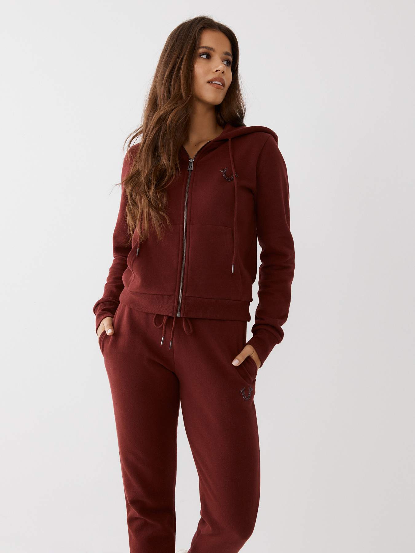 CRYSTAL BUDDHA ZIP HOODIE