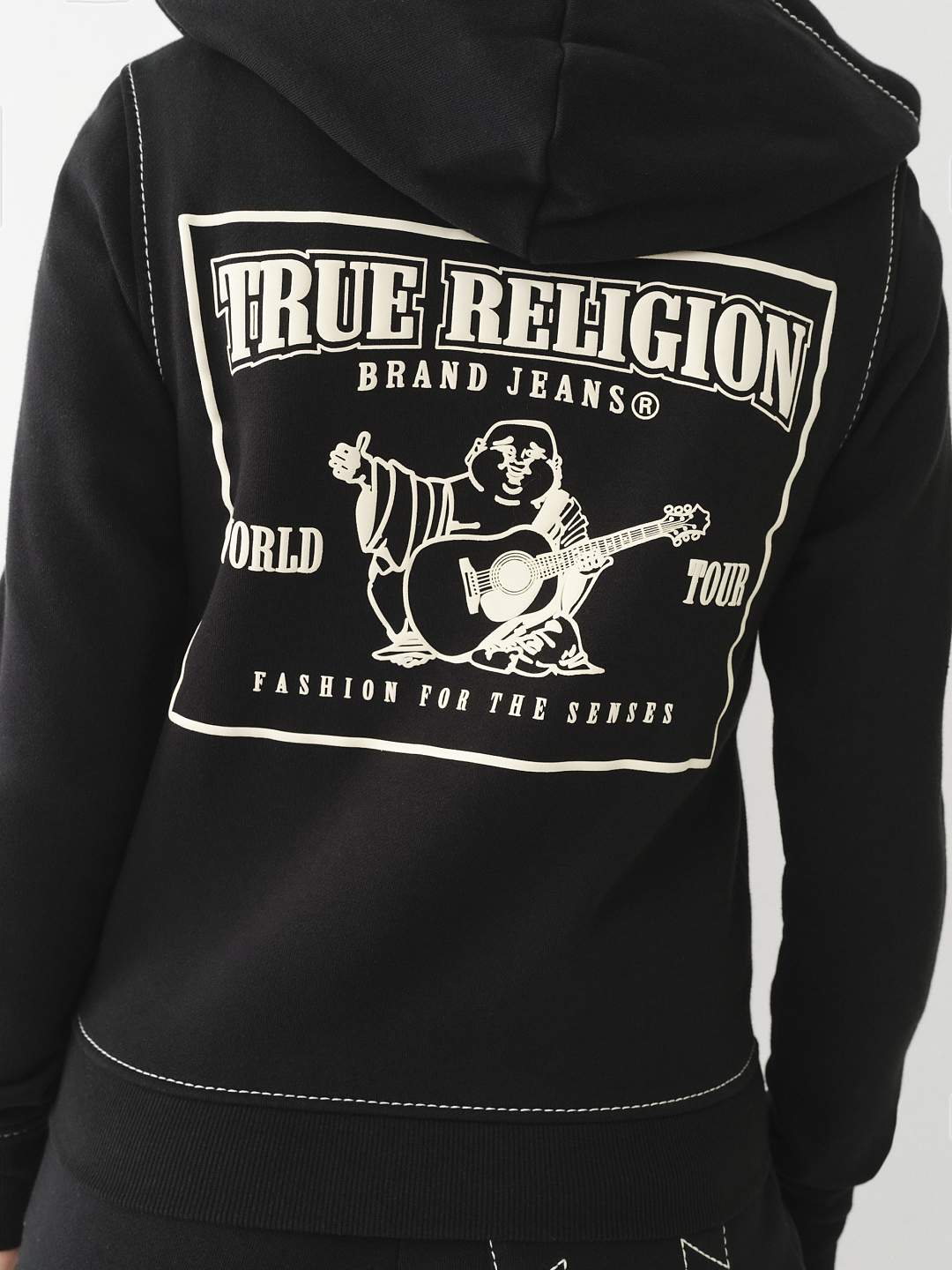 Black and red true religion clearance jacket