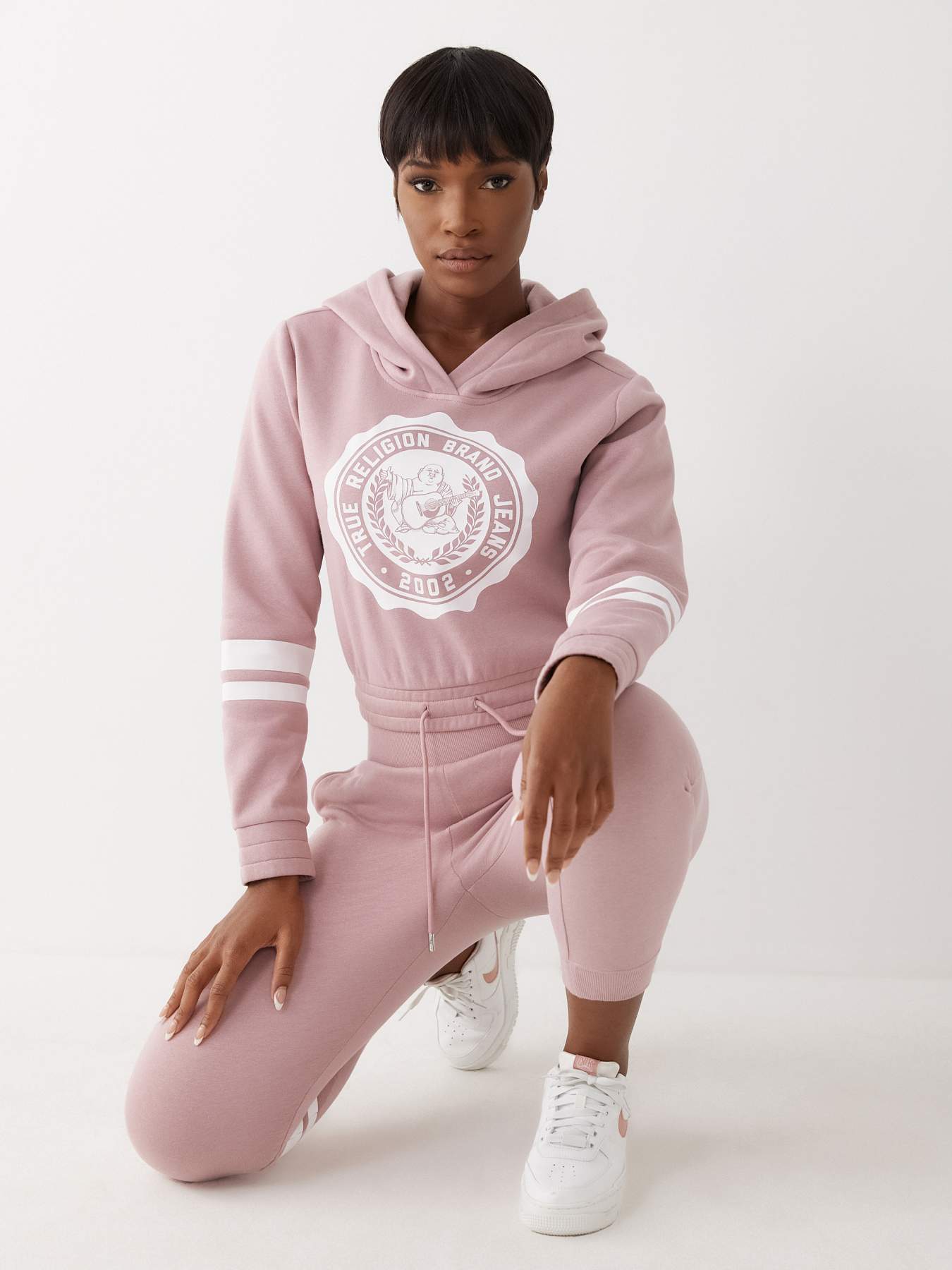 COLLEGIATE CROP HOODIE