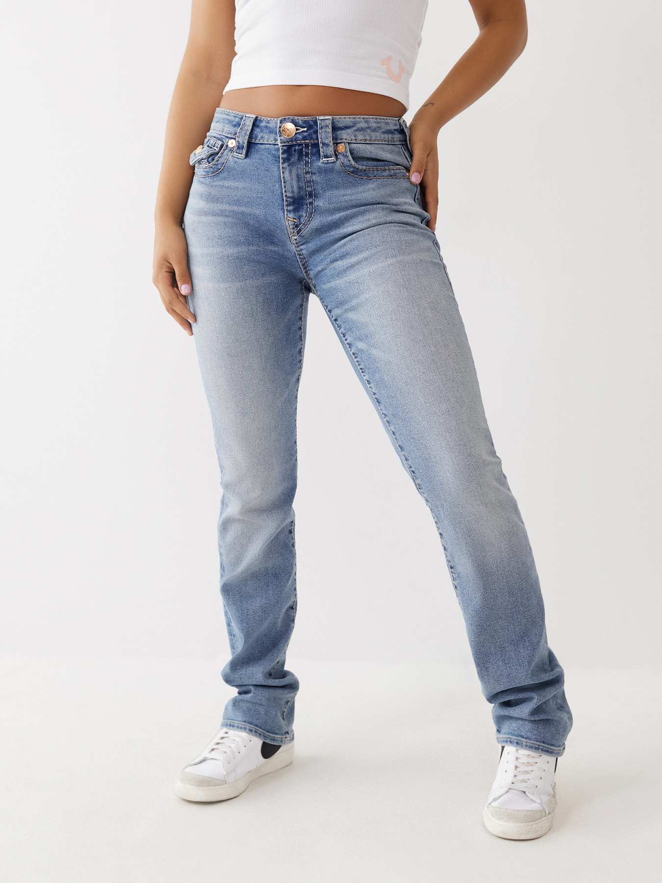 BILLIE BIG T STITCH STRAIGHT JEAN