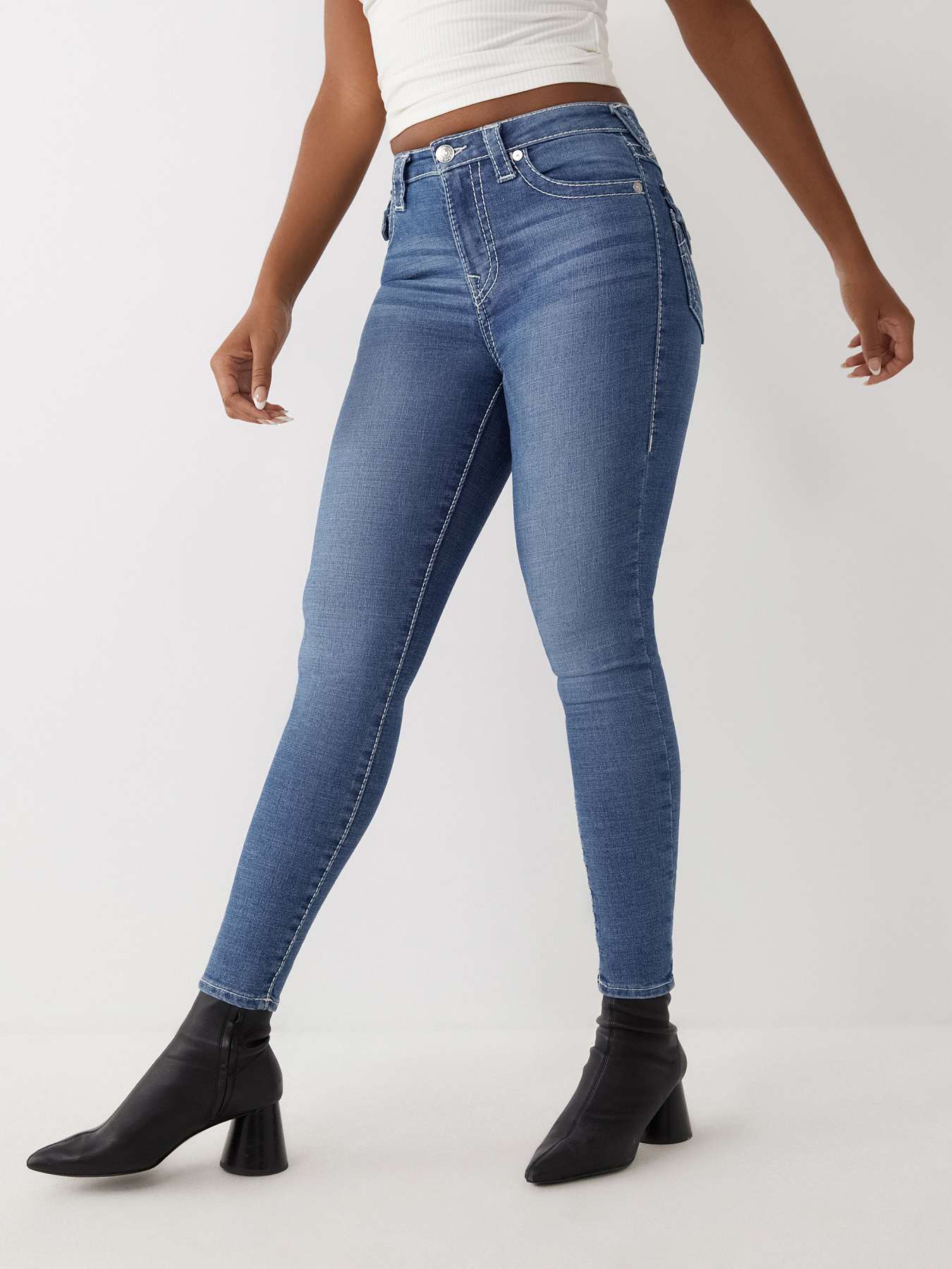 True religion halle clearance high rise super skinny