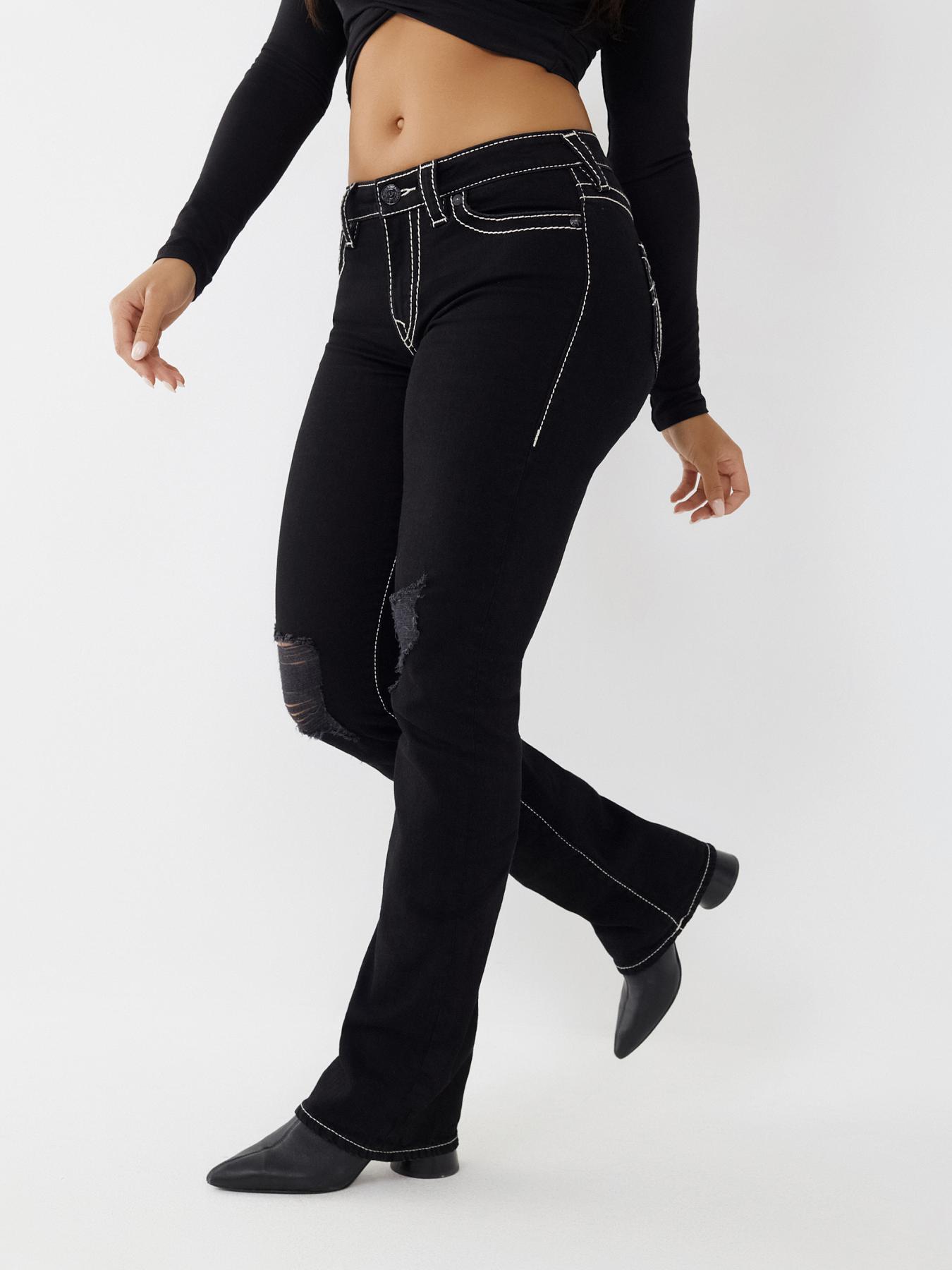 BECCA BIG T STITCH BOOTCUT JEAN, image 5