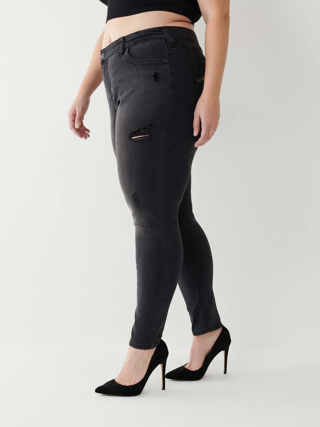 HALLE MID RISE SUPER SKINNY JEAN