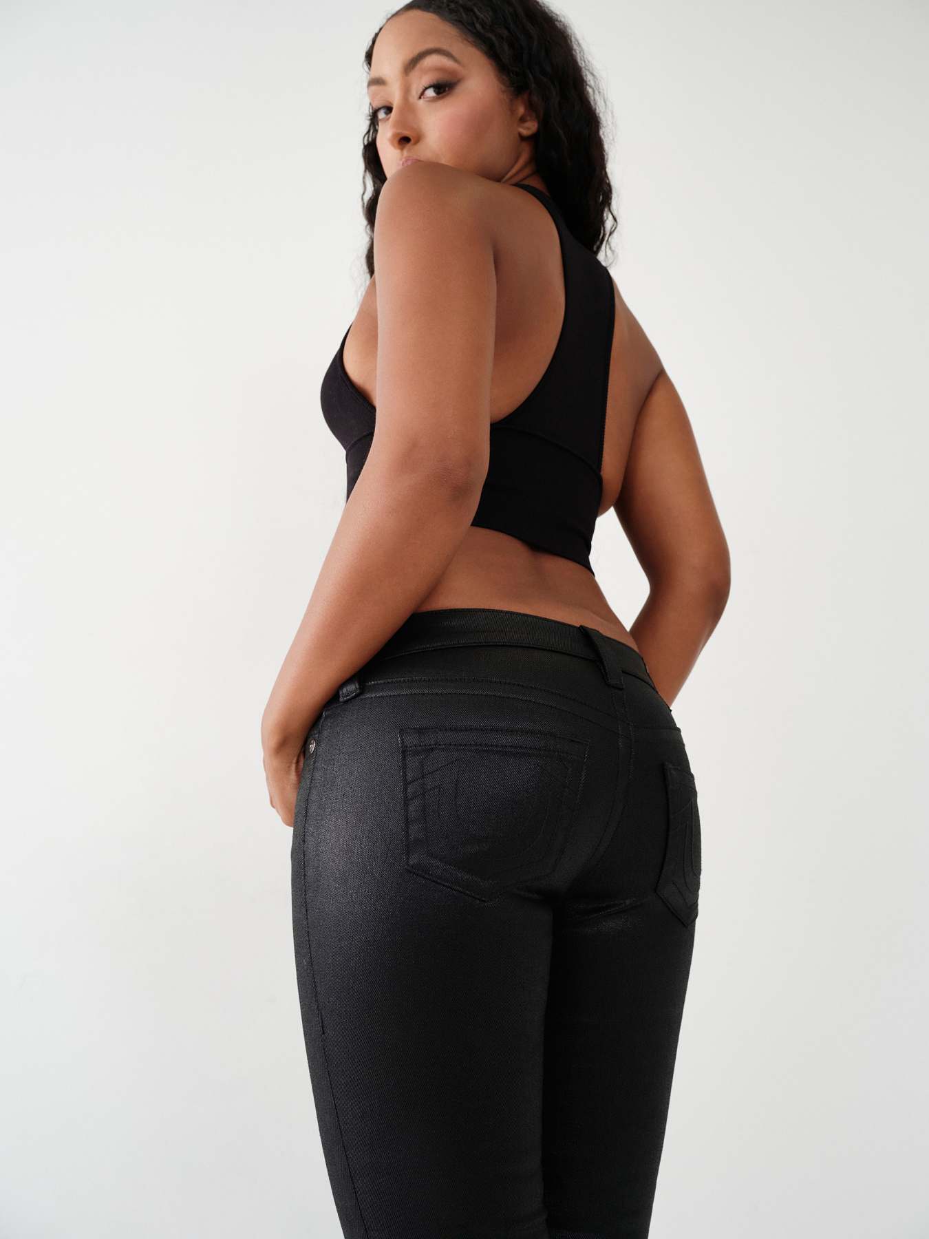 BILLIE COATED STRAIGHT FIT JEAN, image 2