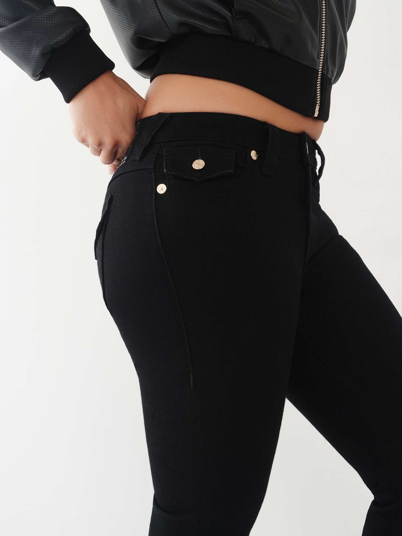 JOEY FLARE JEAN - Body Rinse Black | True Religion